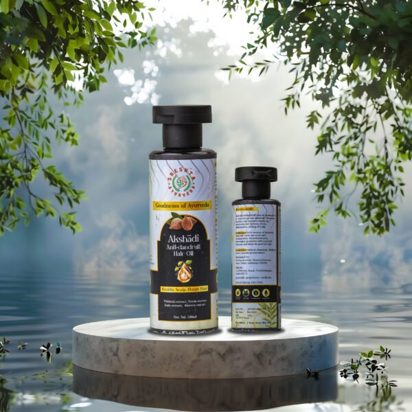 Akshaadi Ayurvedic Hair Oil | For Men and Women | Hair Oil | Hair Drandruff Oil | Ayurvedic Hair Oil for Kids - Image 2