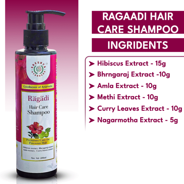 Ragadi Hair Care Shampoo vol 200ml | Ayurvedic Hair Care Shampoo | Hair Care Control Shampoo for Men & Women - Image 5