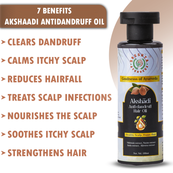Akshaadi Ayurvedic Hair Oil | For Men and Women | Hair Oil | Hair Drandruff Oil | Ayurvedic Hair Oil for Kids - Image 6