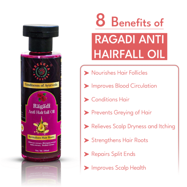 Ragadi Anti Hairfall Oil | Ayurvedic Hair Oil for Men, Women and Kids | Anti Hairfall Oil 100ML | Hair Fall Control and Hair Growth Oil - Image 5