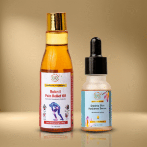 Ruknil Pain Relief Oil + Sreshta Skin Radiance Serum